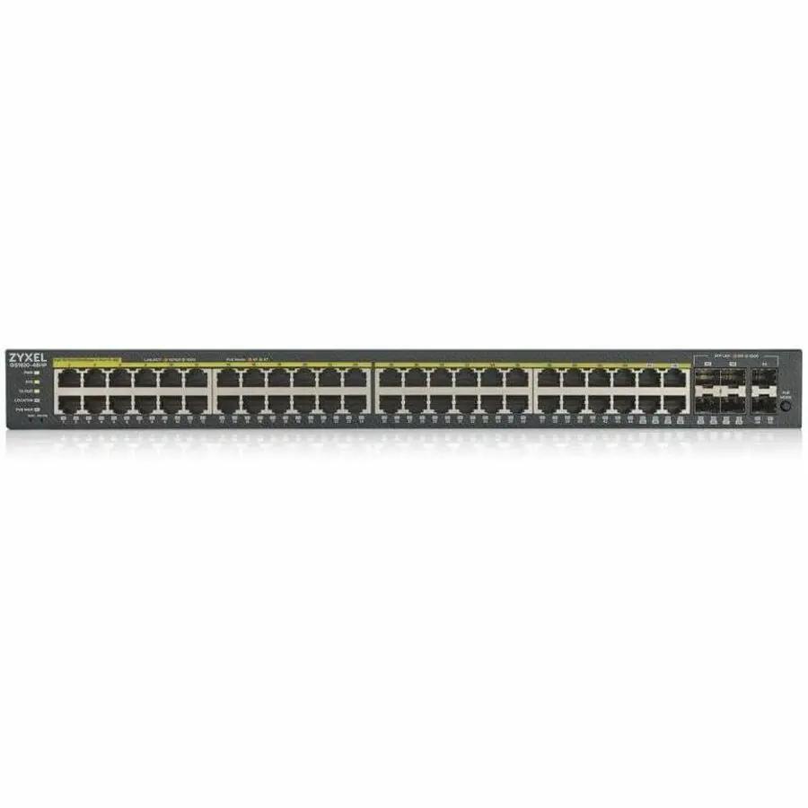 ZYXEL GS1920-48HP 48-port Gigabit PoE+ SFP switch with 2 SFP uplinks