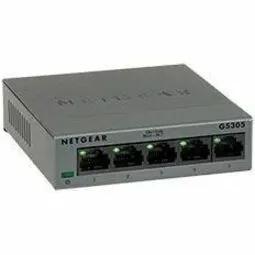 NETGEAR GS305 5-Port Gigabit Unmanaged Switch, gray