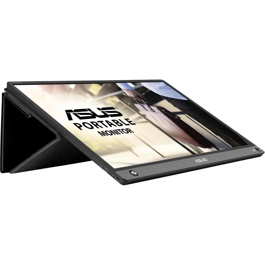 ASUS ZenScreen GO MB16AHP portable monitor, 15.6-inch Full HD, black with built-in stand