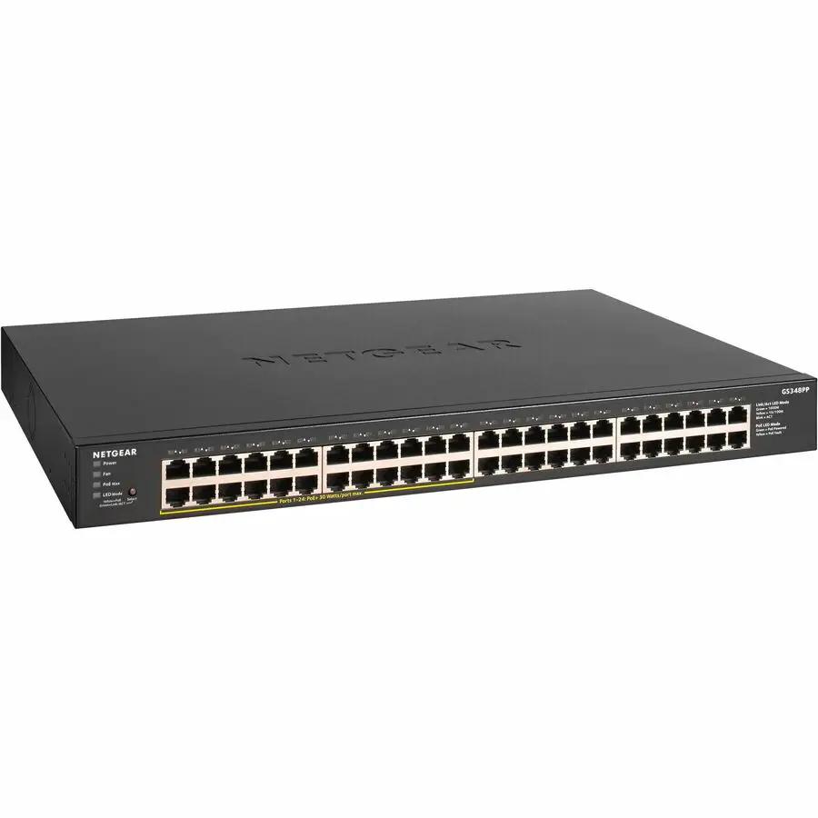 Netgear ProSAFE GS348PP 48-Port Gigabit PoE+ Unmanaged Switch