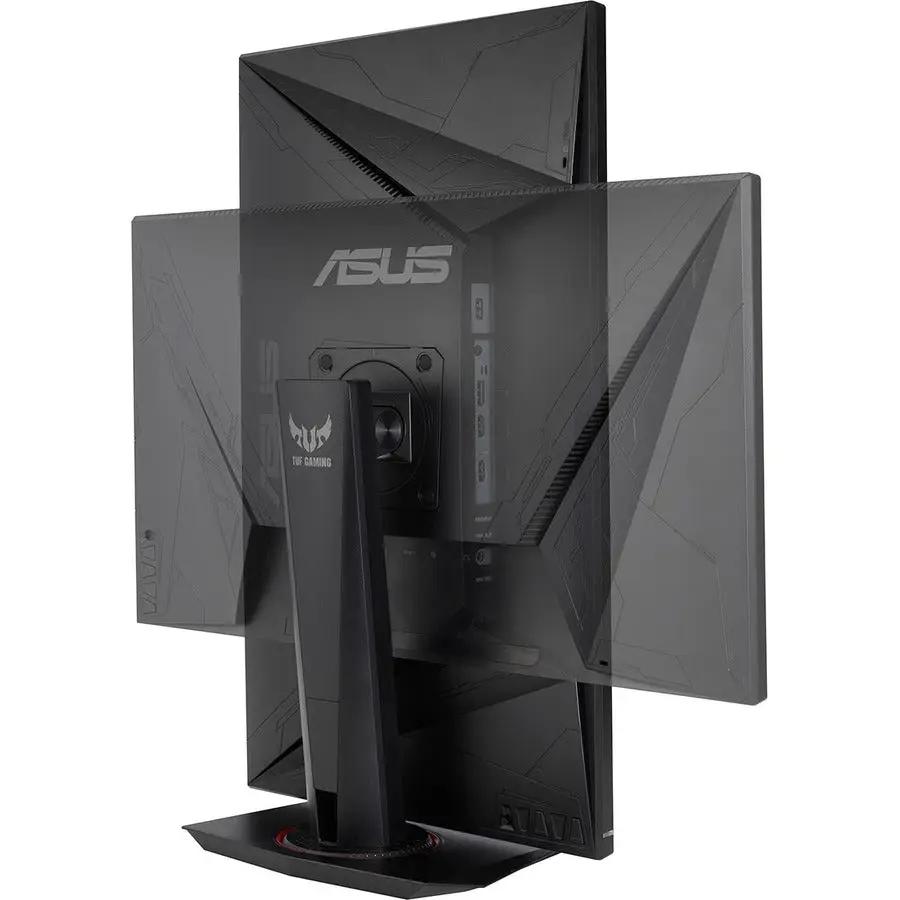 ASUS TUF Gaming VG279QM 27-inch black monitor back view with TUF logo.