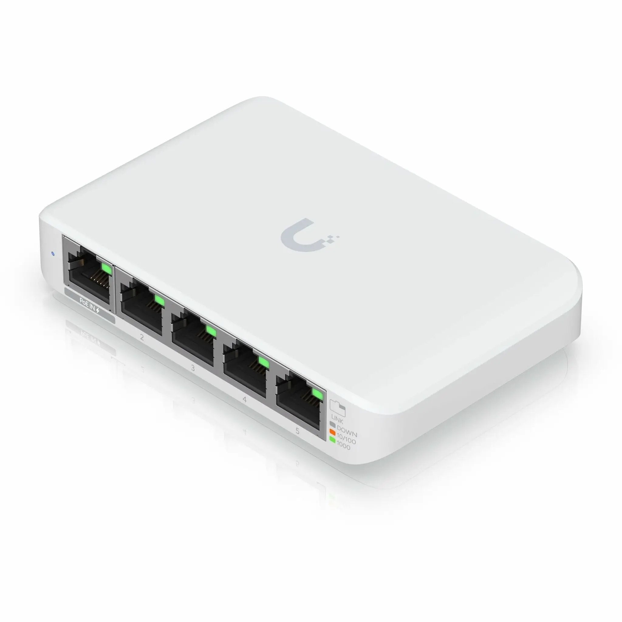 Ubiquiti UniFi USW-FlexMini 5-Port PoE Gigabit Switch in white