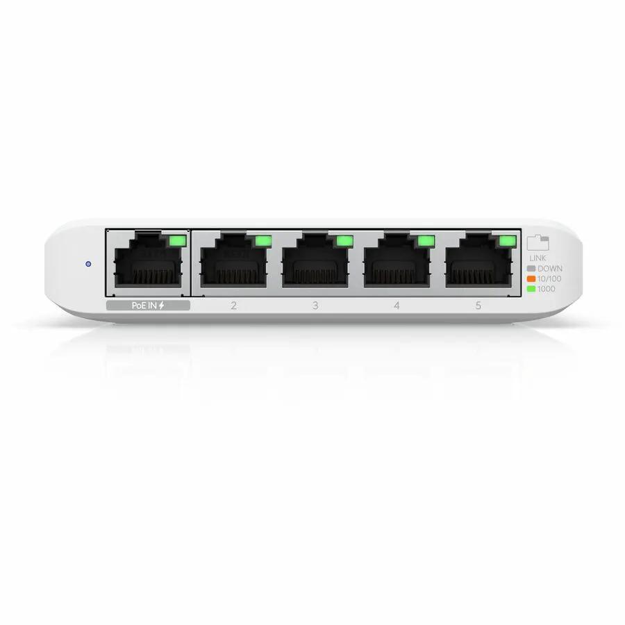 Ubiquiti UniFi USW-FlexMini 5-Port Gigabit PoE Switch in white