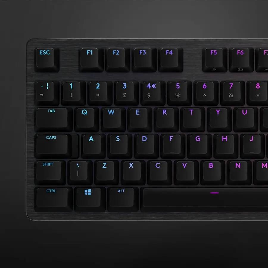 Logitech G512 RGB Mechanical Gaming Keyboard, GX Blue, USB Passthrough