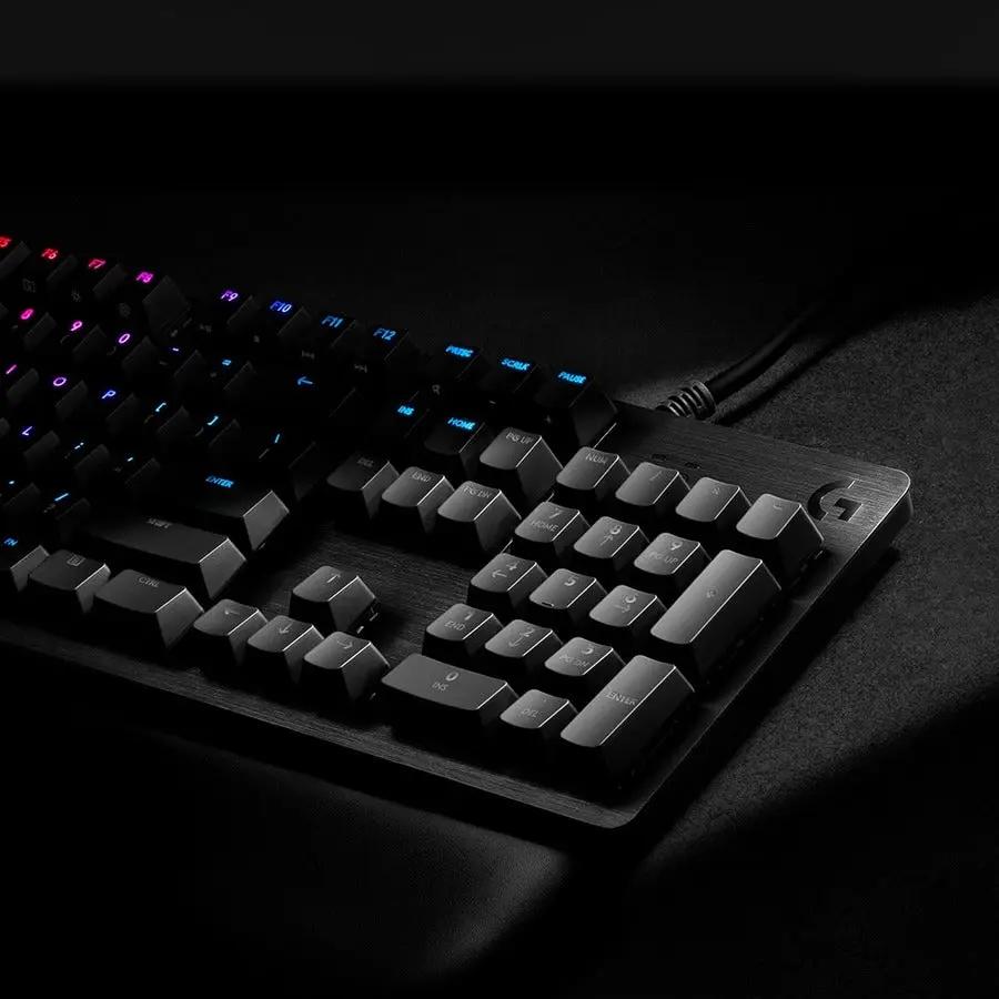 Logitech G512 RGB Mechanical Gaming Keyboard, GX Blue, USB Passthrough