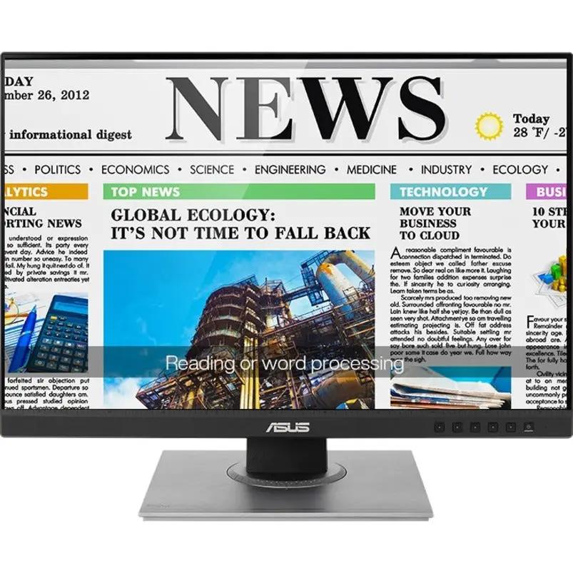 ASUS ProArt PA248QV 24-inch WUXGA IPS monitor in black with stand
