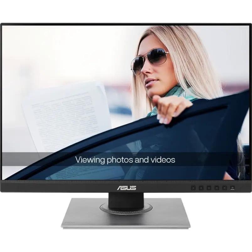 ASUS ProArt PA248QV 24-inch WUXGA IPS monitor with black bezel and silver stand