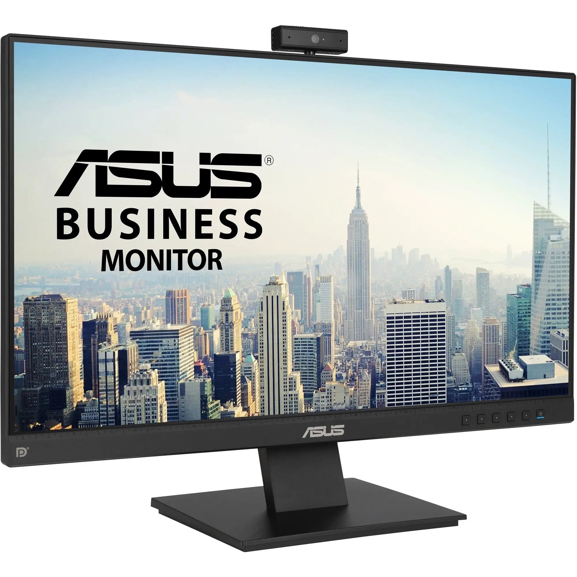 ASUS BE24EQK 24-inch IPS monitor with built-in webcam, 1080p, black