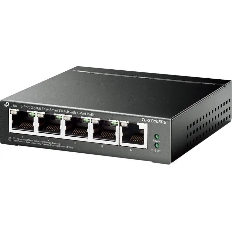 TP-Link TL-SG105PE 5-Port Gigabit PoE+ switch with 4 PoE+ ports