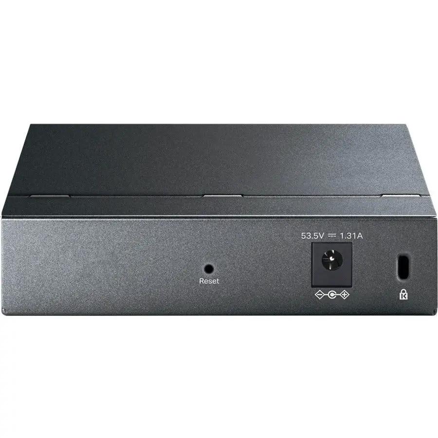TP-Link TL-SG105PE 5-Port Gigabit PoE+ switch on white background