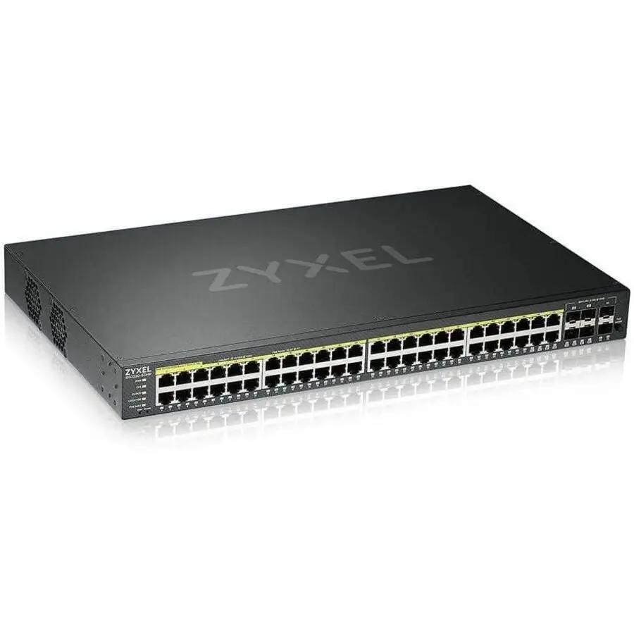 Zyxel GS2220 48-Port Gigabit PoE+ Managed Switch with SFP uplinks