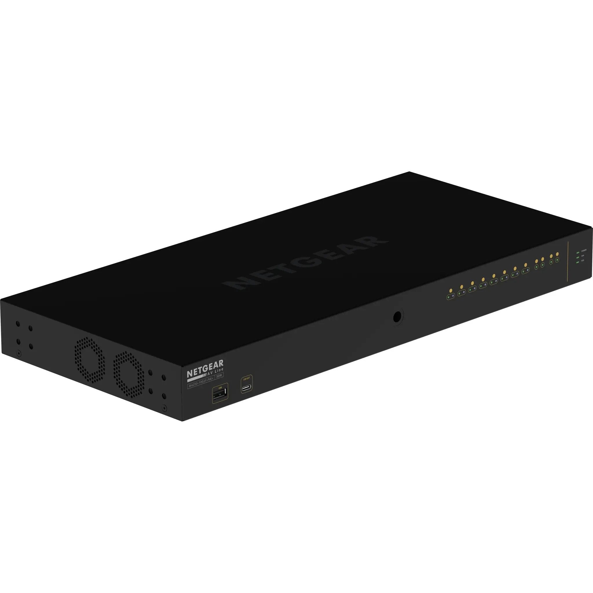 Netgear AVLine M4250 12-Port 1G PoE+ SFP Managed Switch, black