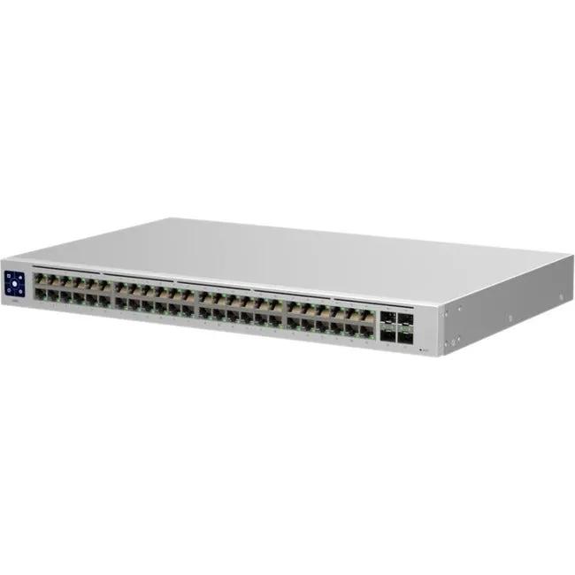 Ubiquiti UniFi 48-port Gigabit managed switch with SFP uplinks, silver