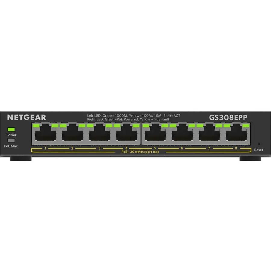 NETGEAR GS308EP 8-Port PoE+ Smart Managed Plus Switch