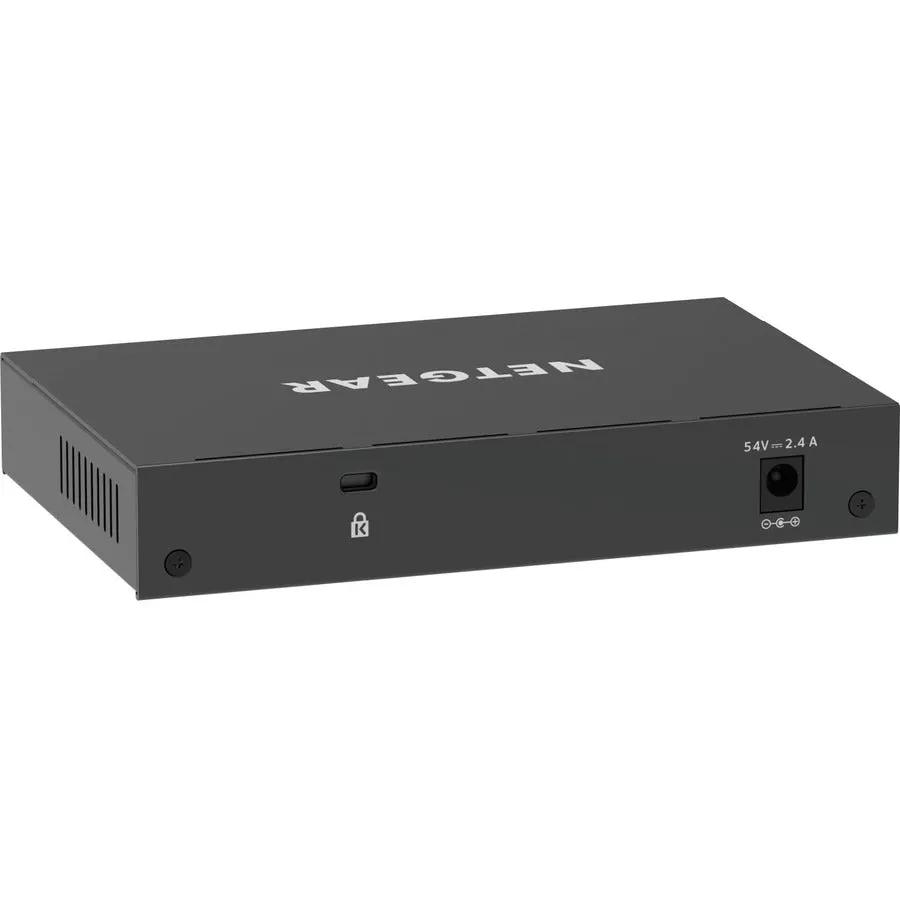 NETGEAR GS308P 8-Port PoE+ Smart Managed Plus switch, black enclosure