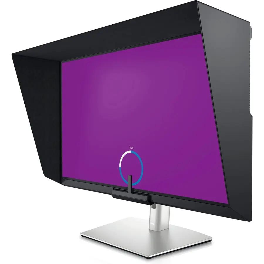 Dell UltraSharp UP3221Q 32-inch 4K UHD LCD monitor on silver stand