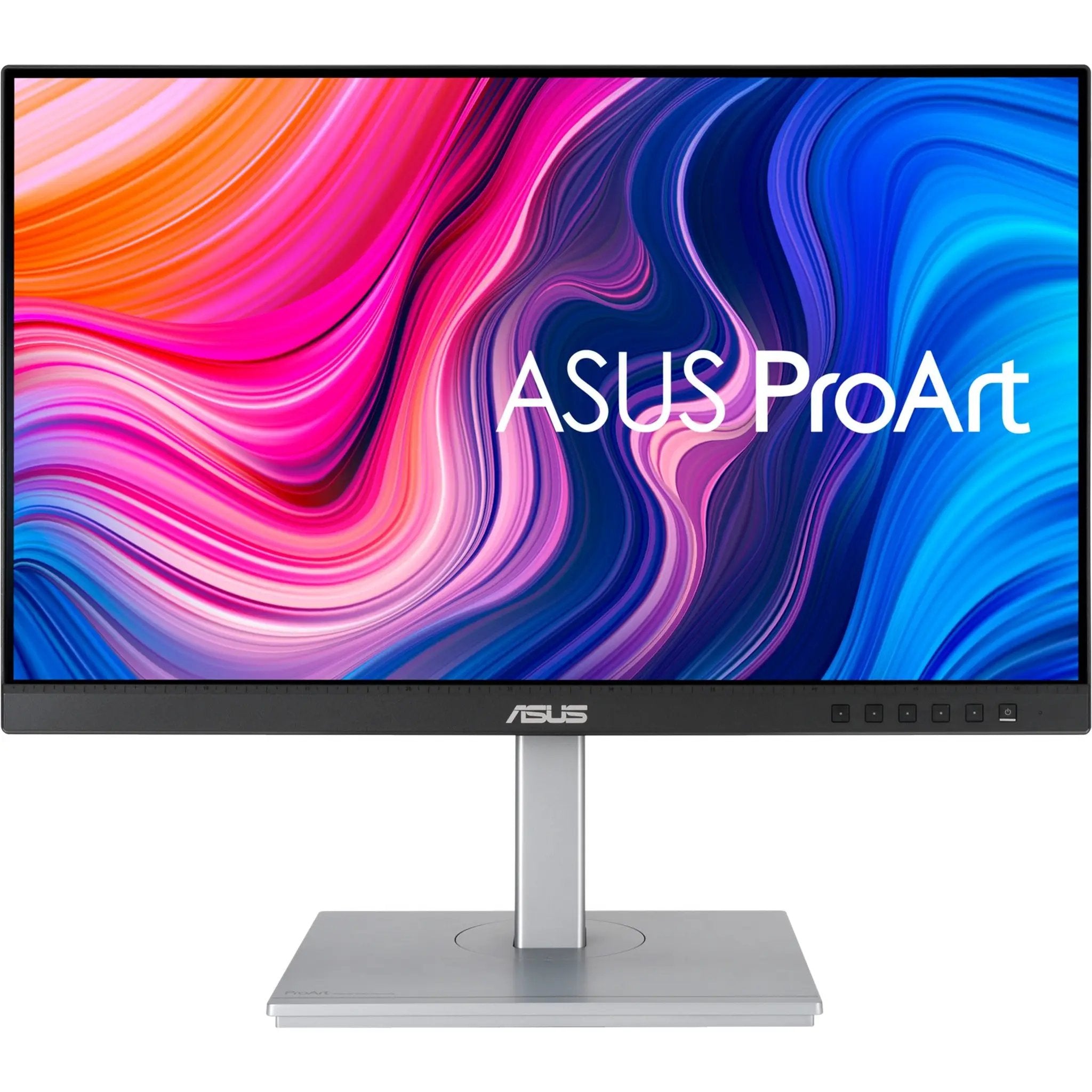 ASUS ProArt PA247CV 24-inch Full HD LCD monitor with black bezel and silver stand
