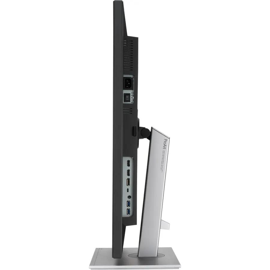 ASUS ProArt PA279CV 27-inch 4K UHD LCD monitor with black body and silver metal stand