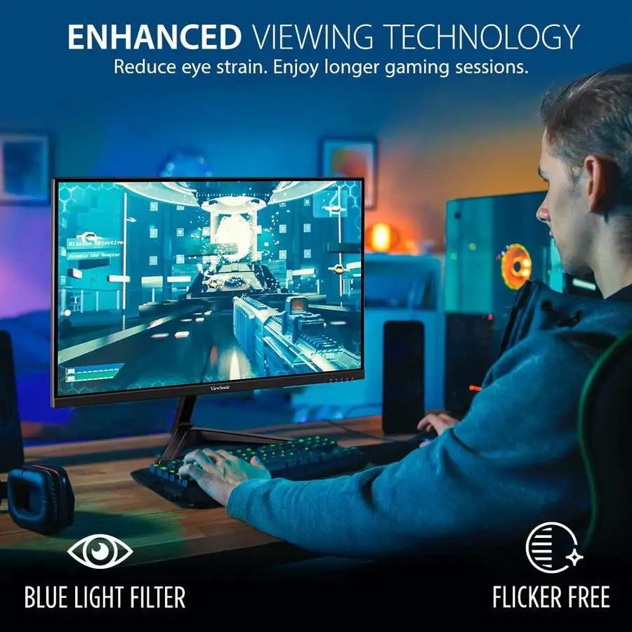 ViewSonic VX 2718 MHD 27-inch monitor with 1080p, 165Hz, blue light filter and flicker-free tech