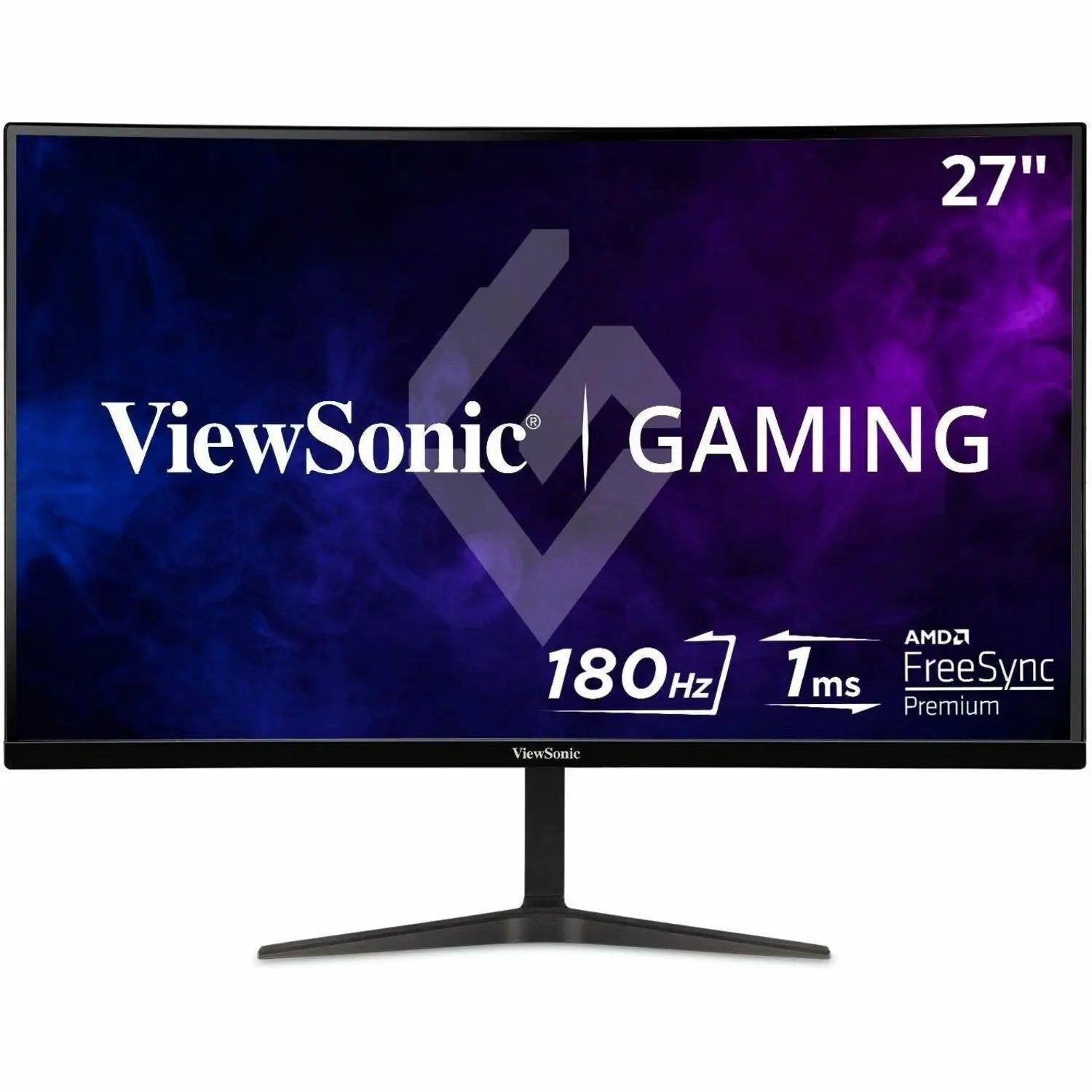 ViewSonic 27-inch gaming monitor with slim bezel display