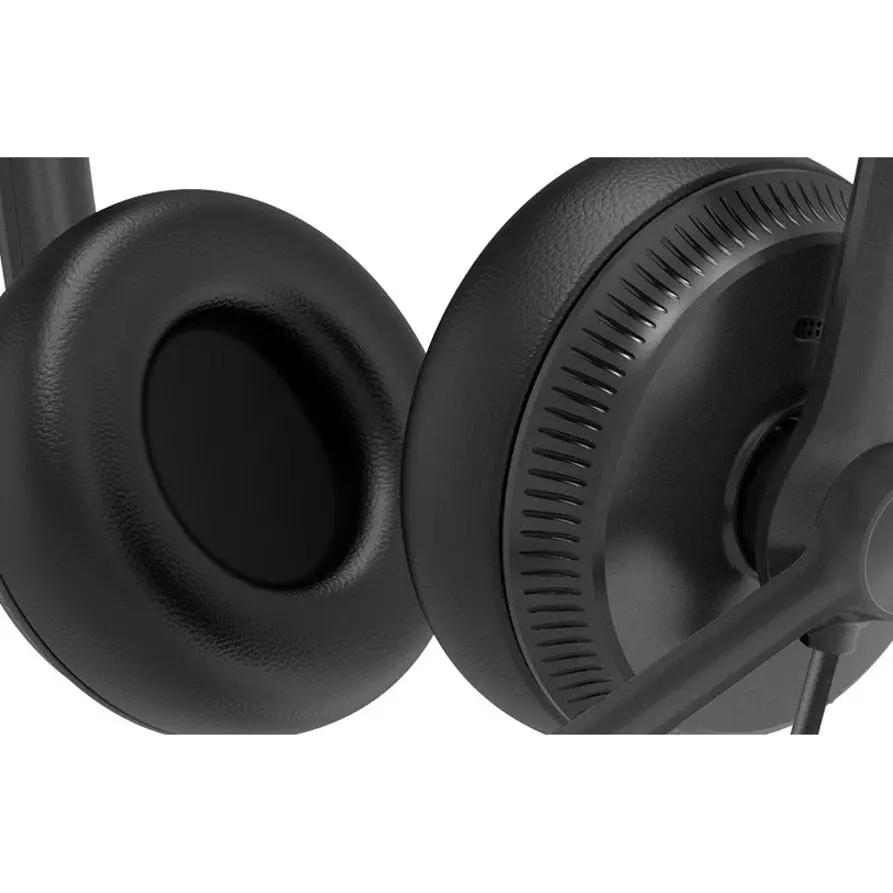 Yealink UH34 Dual Teams headset, black over-ear with attached microphone