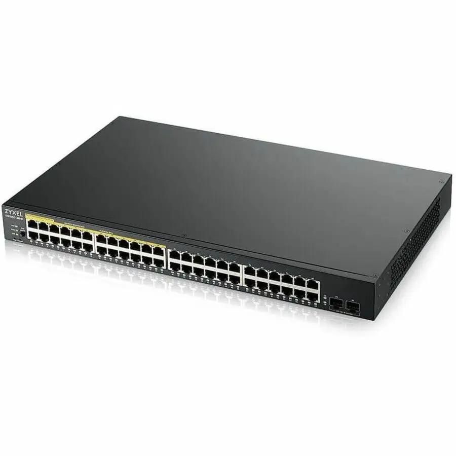 ZYXEL GS1900-24HPv2 24-Port Gigabit PoE+ SFP Managed Switch, black