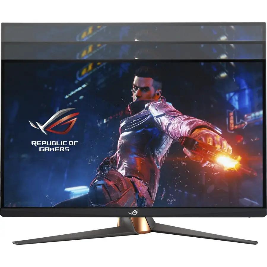 ASUS ROG Swift PG279QM 27-inch gaming monitor on a stand