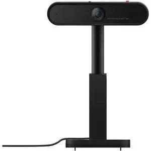 Lenovo TS MC50 monitor webcam on a black desk stand.