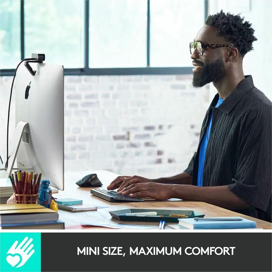 Logitech MX Keys Mini Minimalist Wireless Illuminated Keyboard, Compact, Bluetooth, Backlit, USB-C, Black