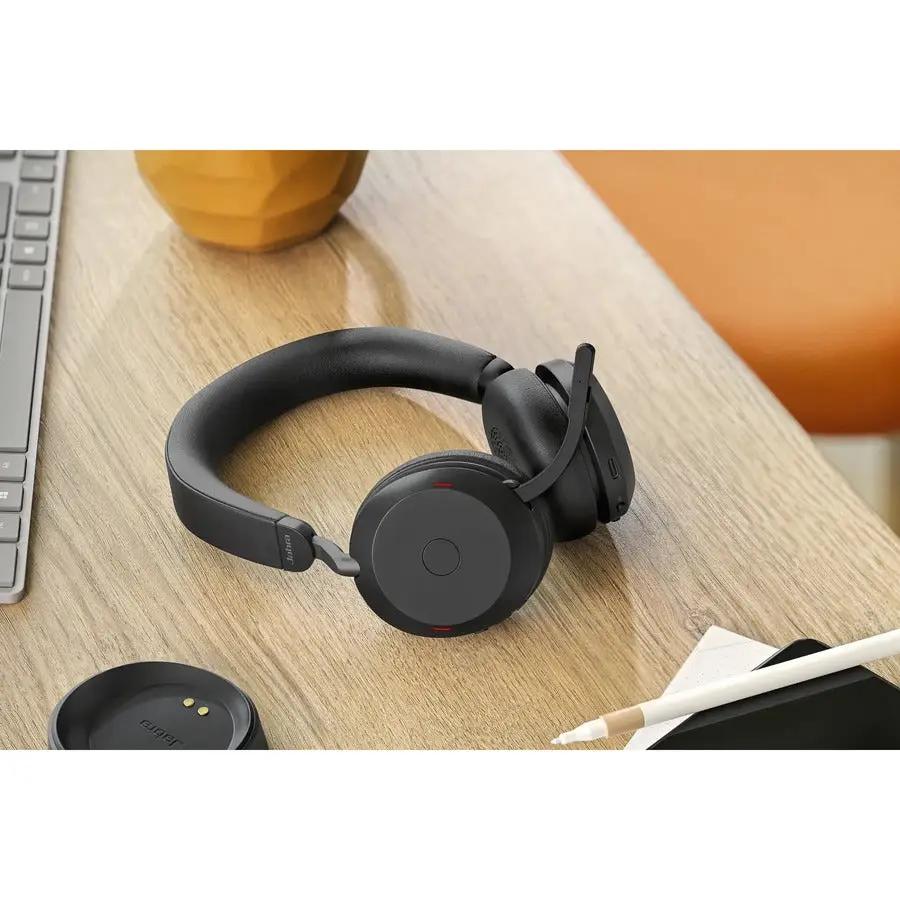 Evolve2 75 USB C MS Stereo BLK