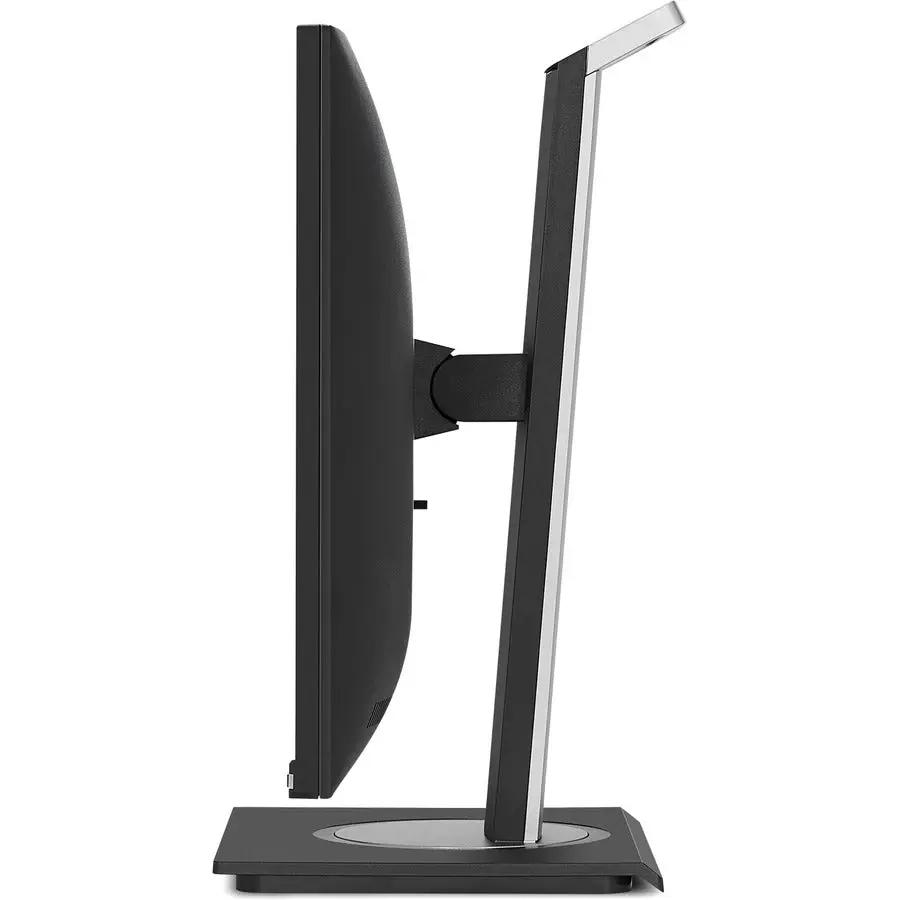 ViewSonic VG2448A 24-inch IPS monitor on a black and silver stand, side profile.
