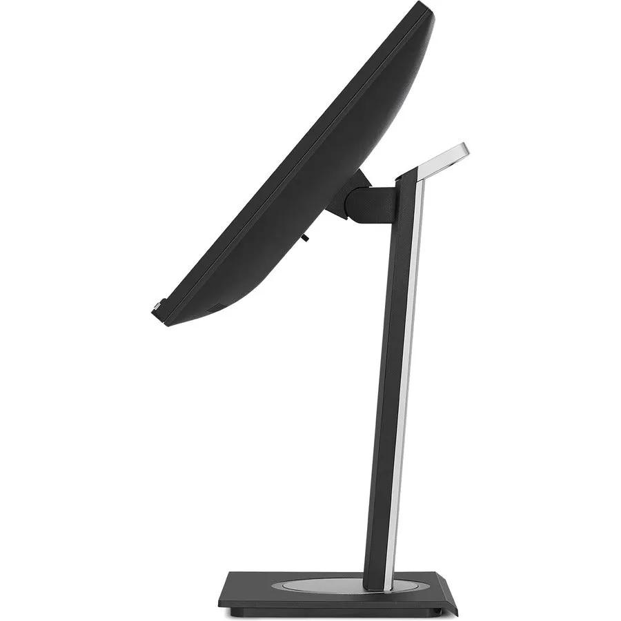 ViewSonic VG2448A 24-inch IPS monitor on metal stand, side profile