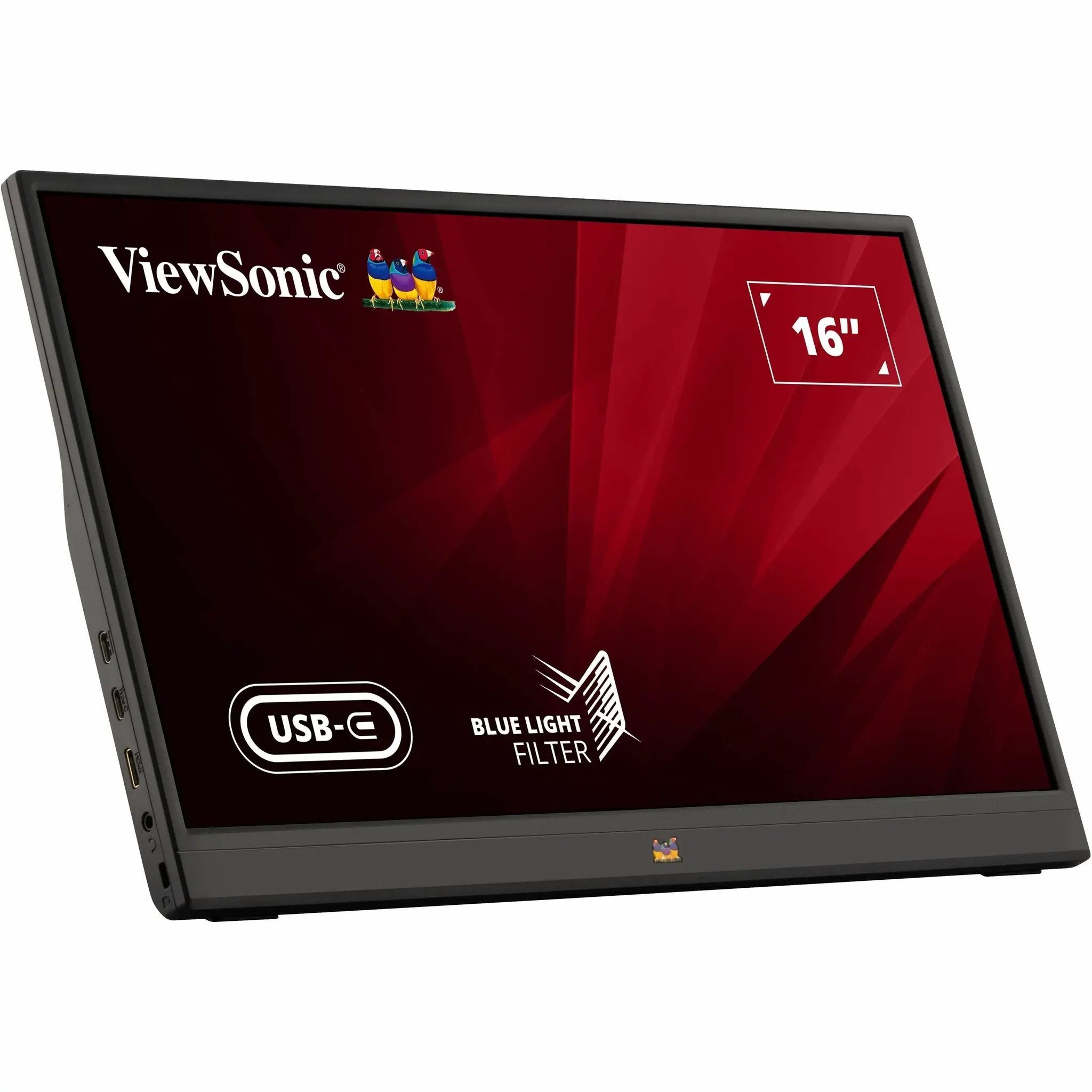 ViewSonic VA1655 15.6-inch 1080p IPS monitor, black