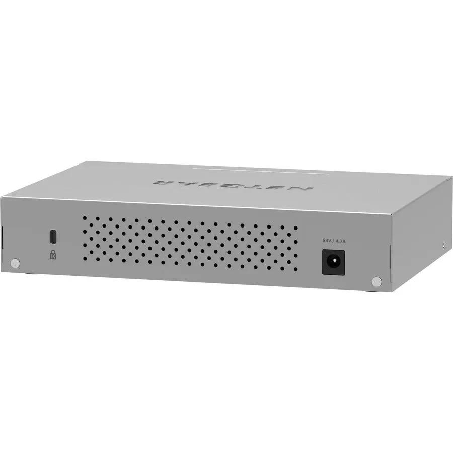NETGEAR Plus Ultra60 8-Port PoE Switch in silver metal housing