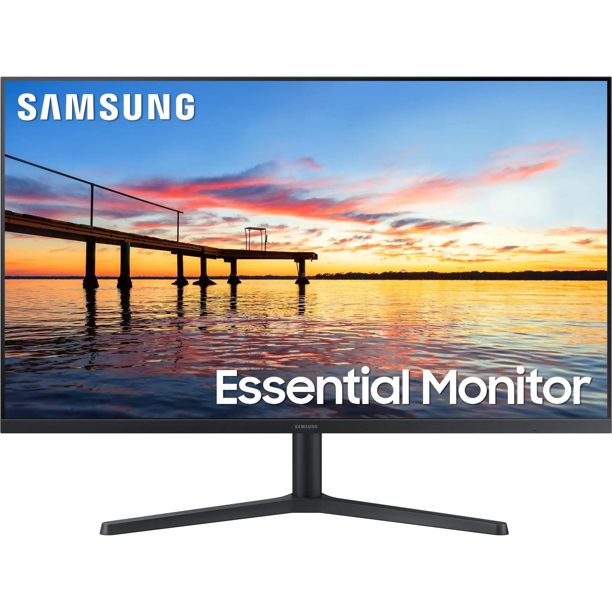 Samsung Essential S32B304NWN 32-inch Full HD LCD Monitor on a black stand