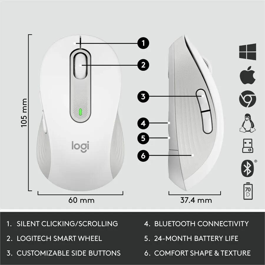 Logitech Signature MK650 Combo for Business Wireless Mouse and Keyboard Combo