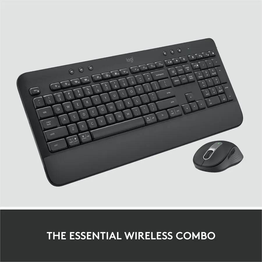 Logitech Signature MK650 Combo for Business, Wireless Mouse and Keyboard, Logi Bolt, Bluetooth, SmartWheel, Globally Certified, Graphite