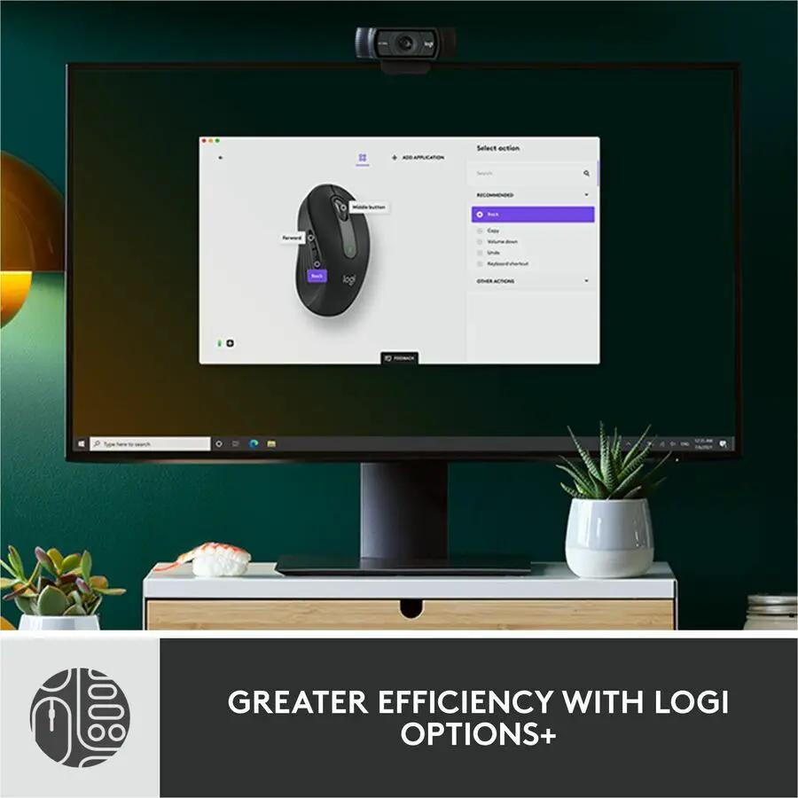 Logitech Signature MK650 Combo for Business, Wireless Mouse and Keyboard, Logi Bolt, Bluetooth, SmartWheel, Globally Certified, Graphite