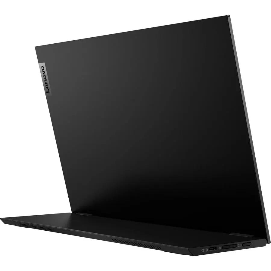 Lenovo ThinkVision M14d 14-inch monitor in Raven Black with 16:10 aspect.