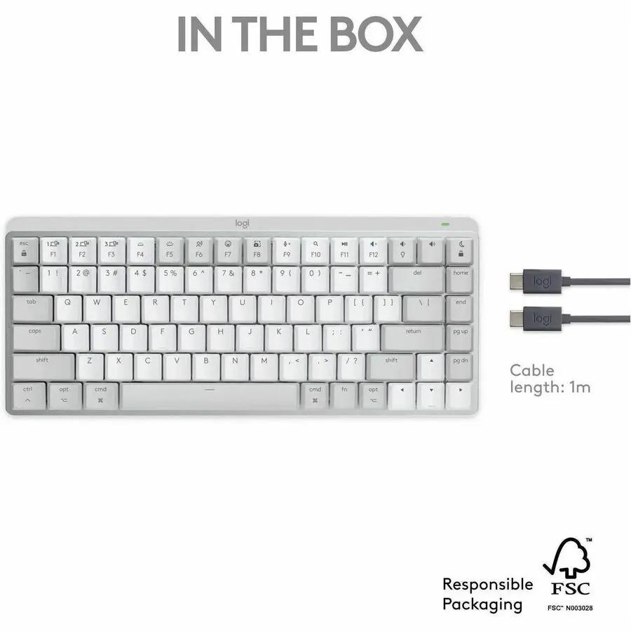 Logitech MX Mechanical Mini for Mac Wireless Illuminated Performance Keyboard