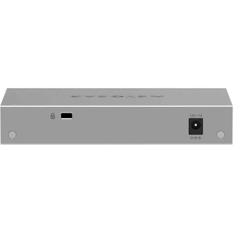 NETGEAR ProSafe MS105 5-Port 2.5G Unmanaged Switch in gray metal enclosure