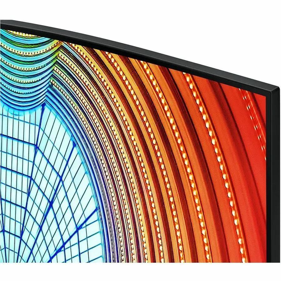 Samsung ViewFinity S34A654UBN 34-inch UW-QHD curved monitor with black bezel on white background