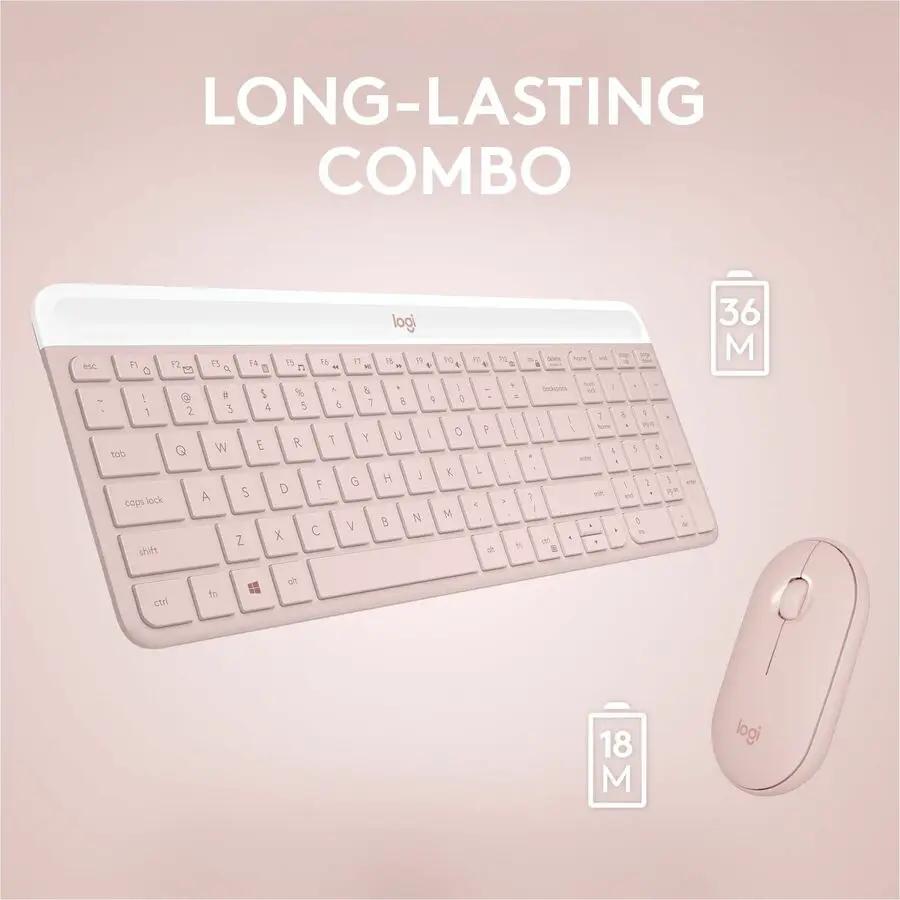 MK470 Slim Combo Ultra-slim, Compact and Quiet Wireless Keyboard & Mouse Combo