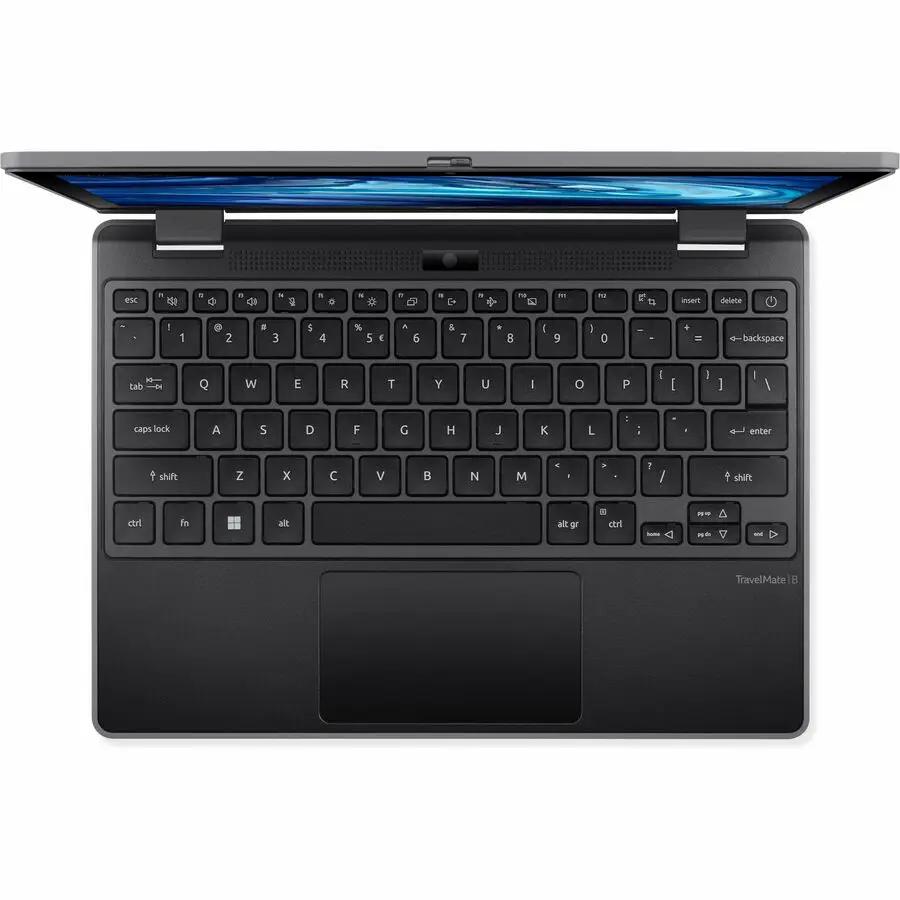 Acer TravelMate Spin B3 2-in-1 laptop, black, 11.6-inch touchscreen
