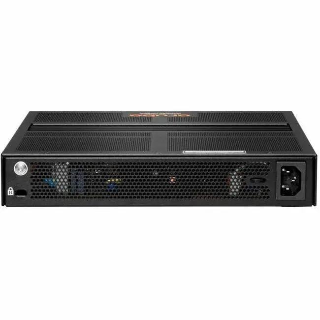 Aruba CX 6200F 12-Port PoE+ SFP+ switch, black metal chassis