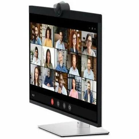 Dell UltraSharp U3224KB 32-inch 6K IPS monitor with built-in webcam, black and silver finish