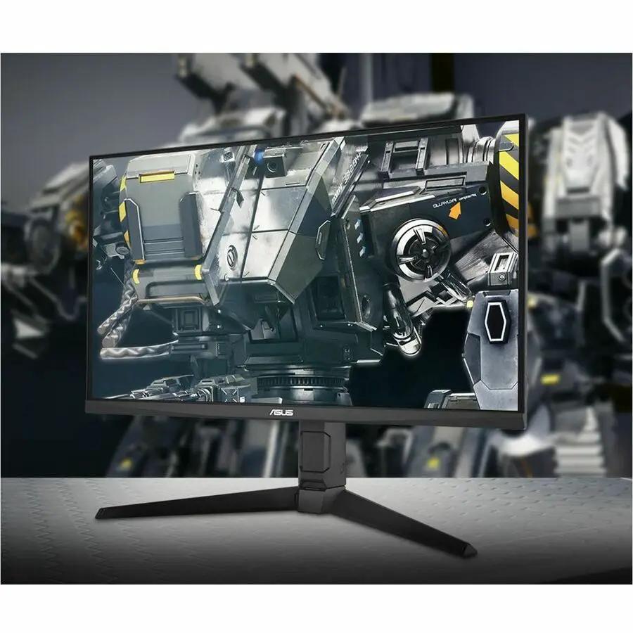 ASUS TUF Gaming VG27AQML1A 27-inch WQHD gaming monitor on a black stand