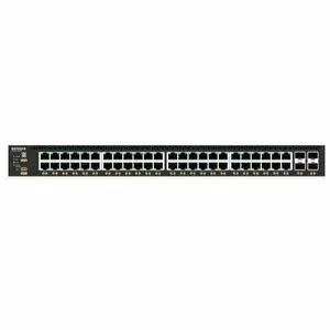 Netgear M4350-48G4XF 52-port gigabit managed switch, black chassis