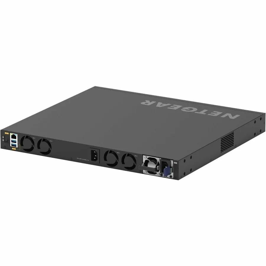 NETGEAR M4350 28-Port Managed Switch, black rack-mountable chassis