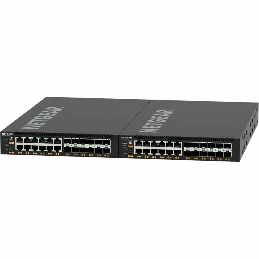 NETGEAR AV M4350 24-Port Managed Switch, black, two switches